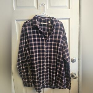Men's Casual Plaid Button Down Shirt